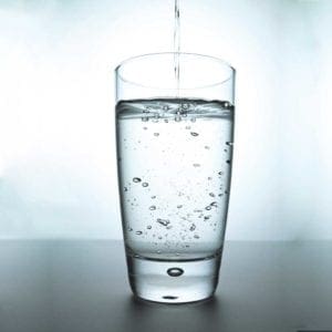 glass of filtered water